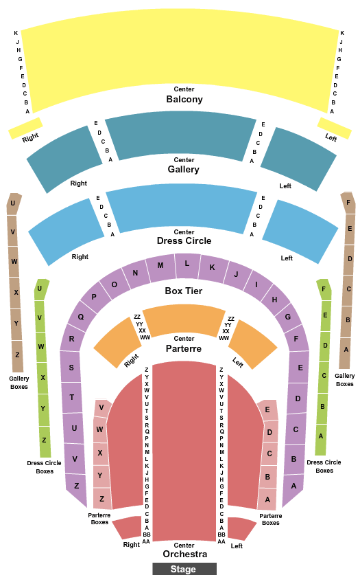 Smith Center BOOP! Seating Chart